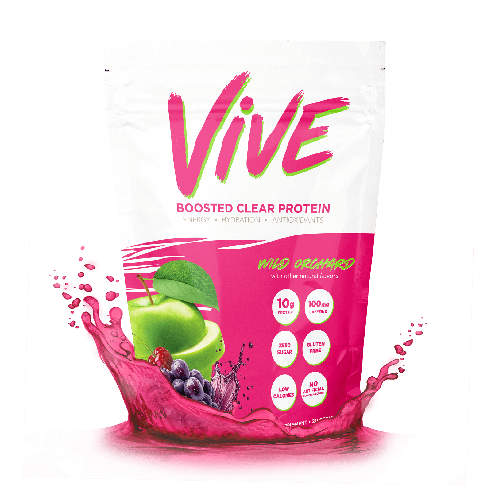 VIVE ENERGY + CLEAR PROTEIN BAGS